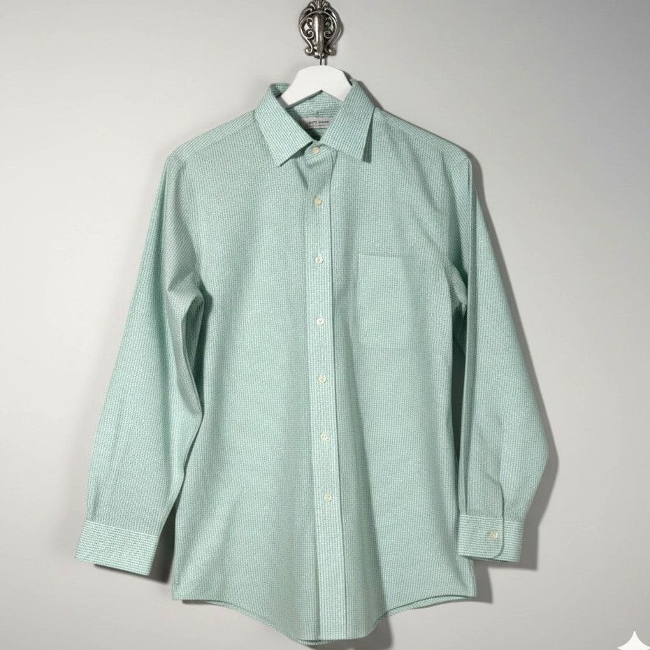 Brooks Brothers Brooks Brothers Regent Fit Green Gingham Dress Shirt 15 2/3 Size M / US 6-8 / IT 42-44 - 2 Thumbnail