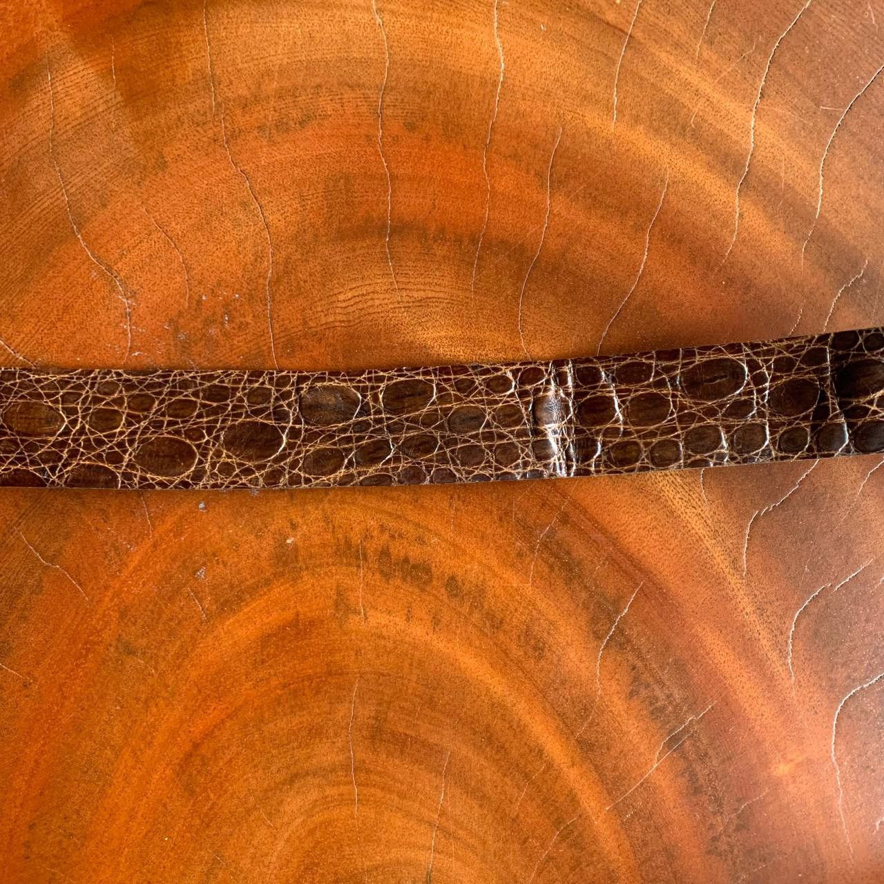 Dior Christian Dior Alligator Leather Belt 🐊 Size ONE SIZE - 8 Thumbnail