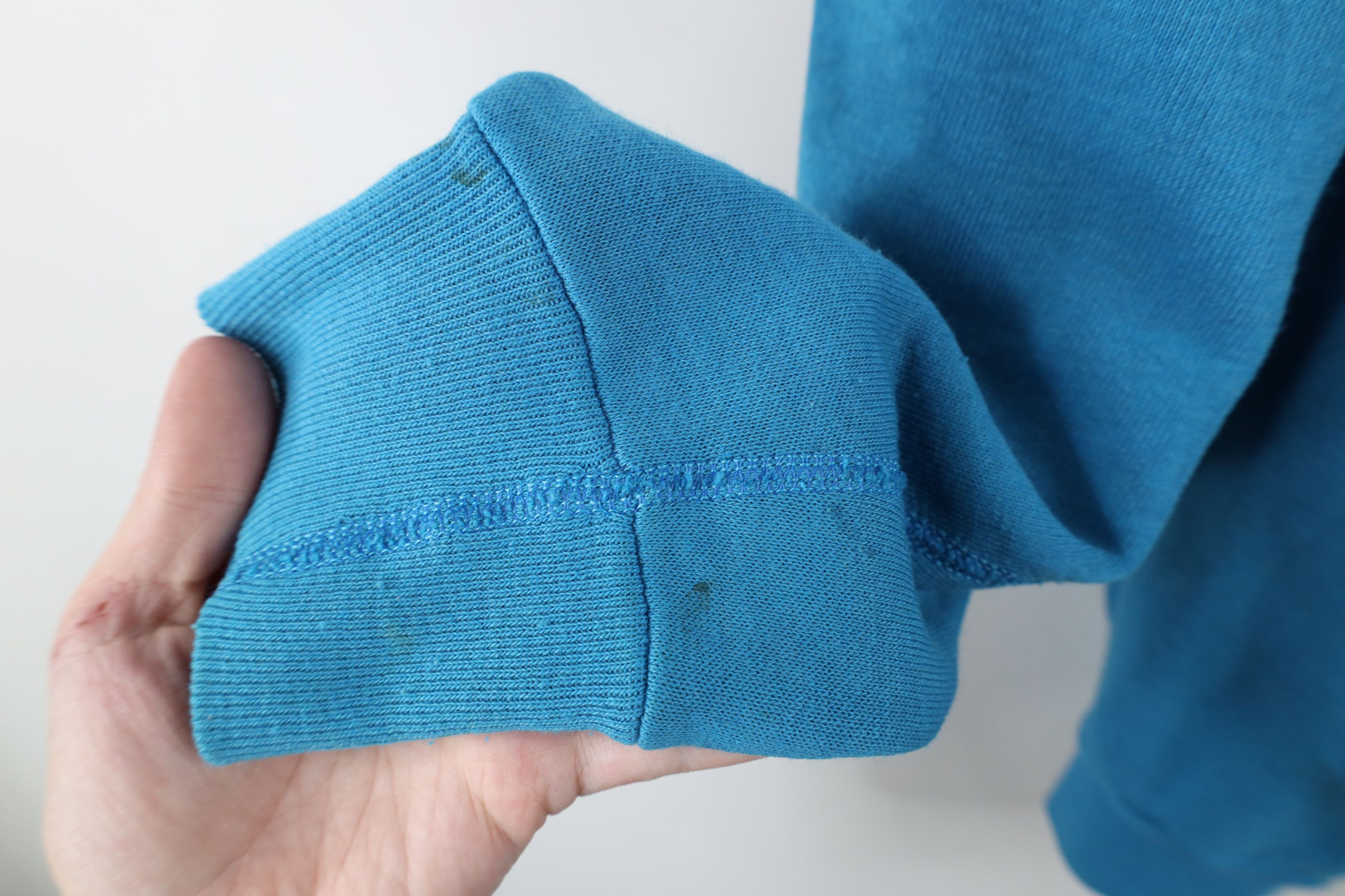 Vintage Vintage 70s Streetwear Blank Crewneck Sweatshirt Blue USA Size US L / EU 52-54 / 3 - 11 Thumbnail
