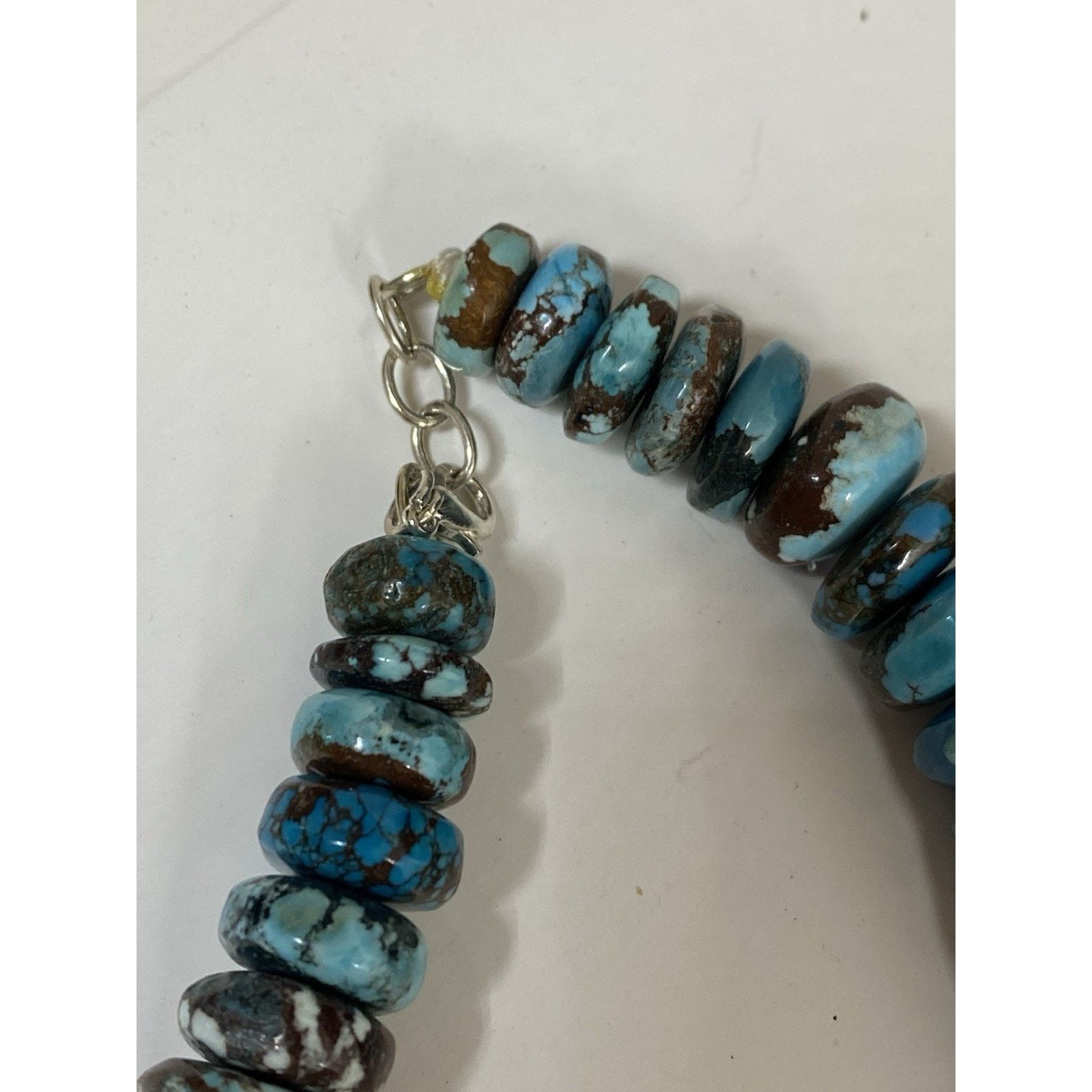 Other Turquoise Disc Necklace w/ Reddish Brown Matrix Size ONE SIZE - 5 Thumbnail