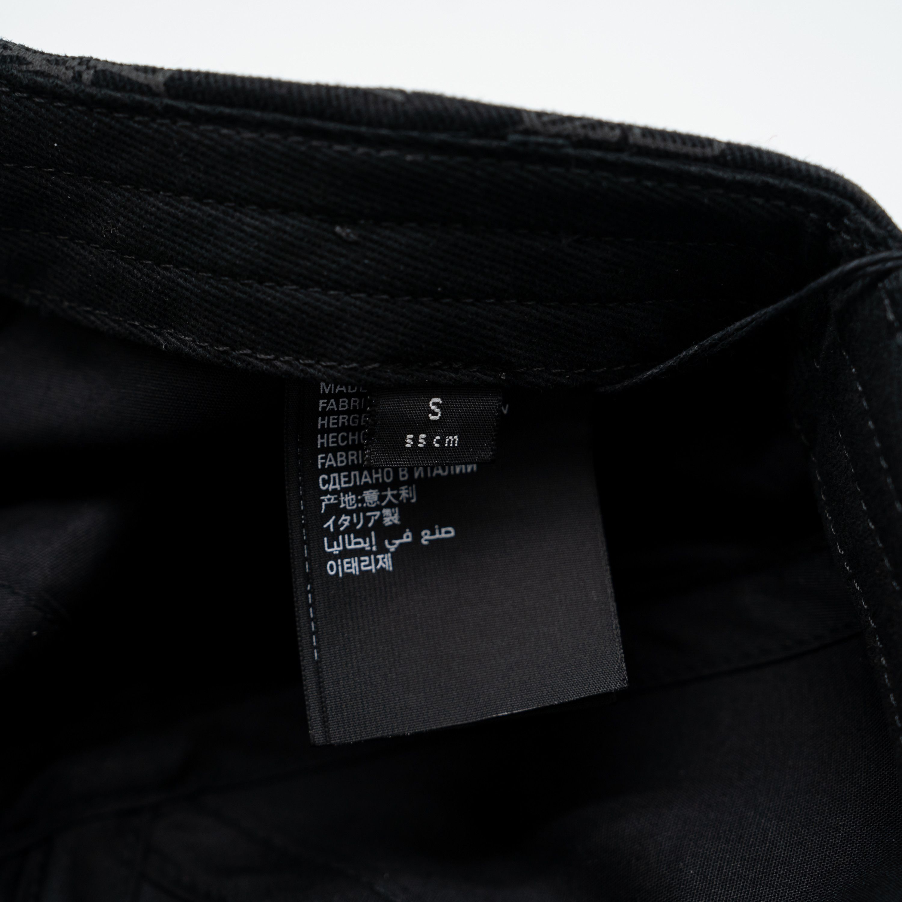 Balenciaga S Balenciaga BB Monogram Baseball Hat Cap Black Strap Size ONE SIZE - 5 Thumbnail