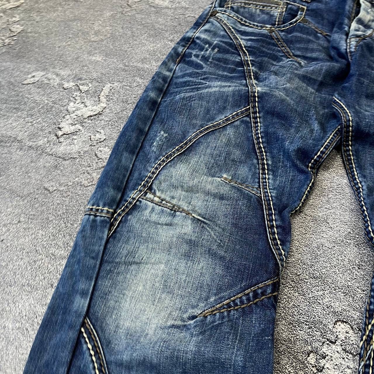 Vintage CIPO BAXX Vintage Mens Rapper Distressed Light Blue Y2K Size US 34 / EU 50 - 19 Thumbnail
