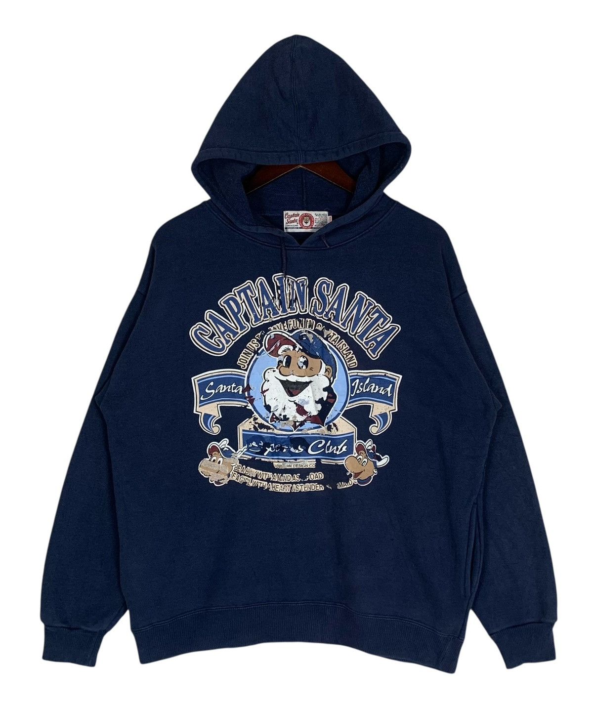 Vintage Vintage Captain Santa JapaneseBrand StreetWear Hoodie Size US L / EU 52-54 / 3 - 2 Thumbnail