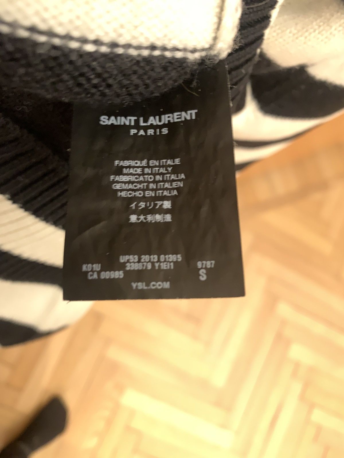 Saint Laurent Paris Iconic striped sweater Saint Laurent by Hedi Slimane 2013 Size US S / EU 44-46 / 1 - 4 Thumbnail