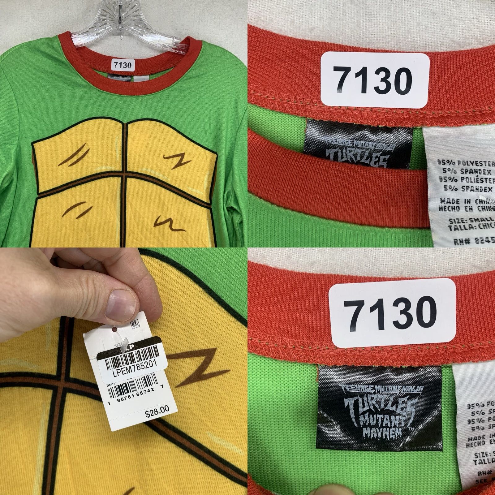 Nickelodeon Adult Teenage Mutant Ninja Turtles Pajama Top Size Small NWT Size US S / EU 44-46 / 1 - 8 Thumbnail