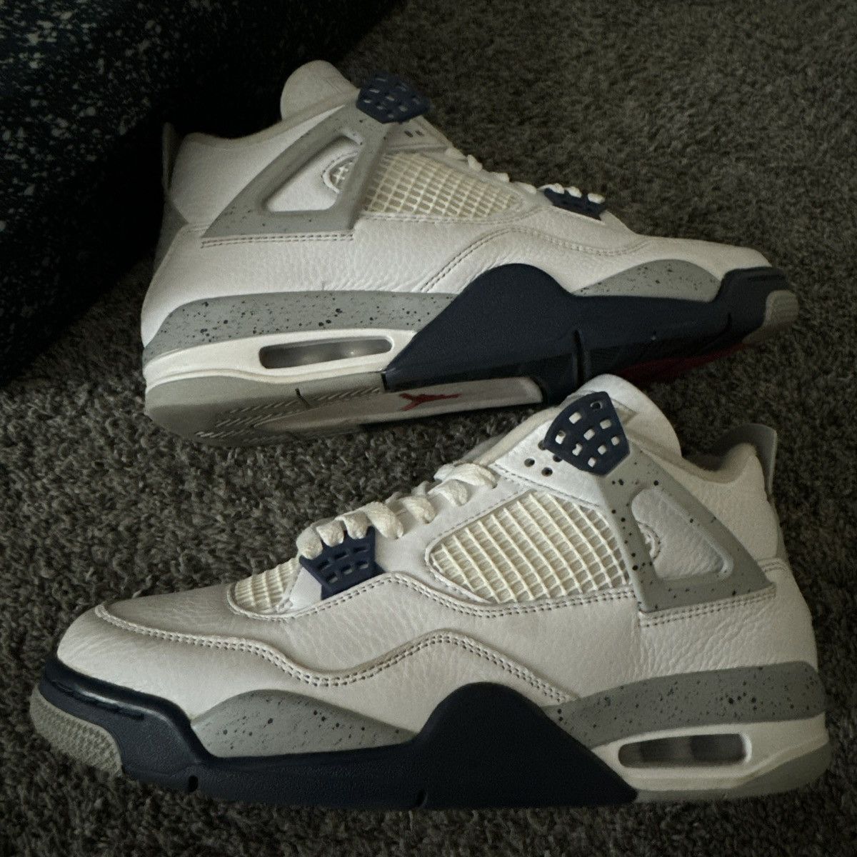 Jordan Brand Air Jordan 4 Retro Midnight Navy Size US 10 / EU 43 - 3 Thumbnail
