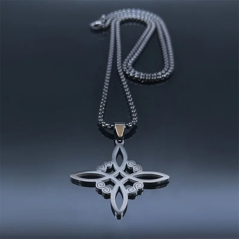 Jewelry Witch's Irish Knot Pendant Charms Necklace Emblem Size ONE SIZE - 1 Thumbnail