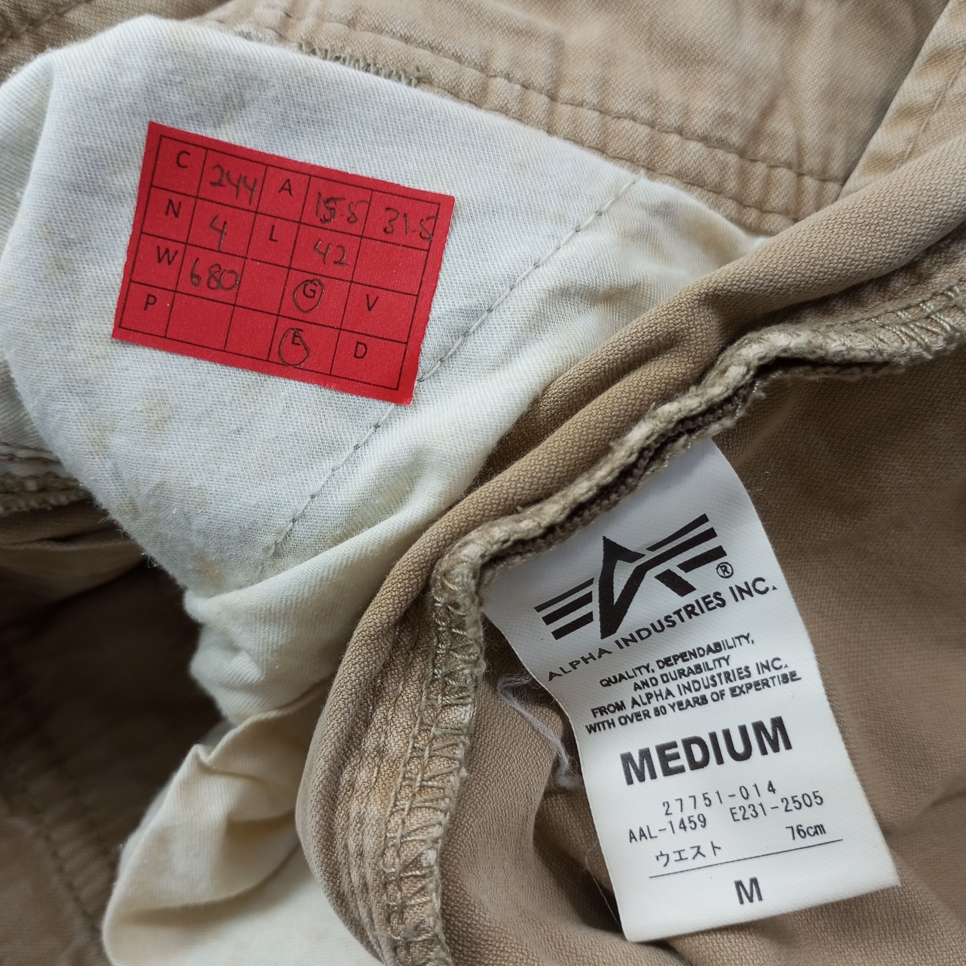 Alpha Industries Alpha Industries Cargo Style Pants c244n4 Size US 31 - 14 Thumbnail