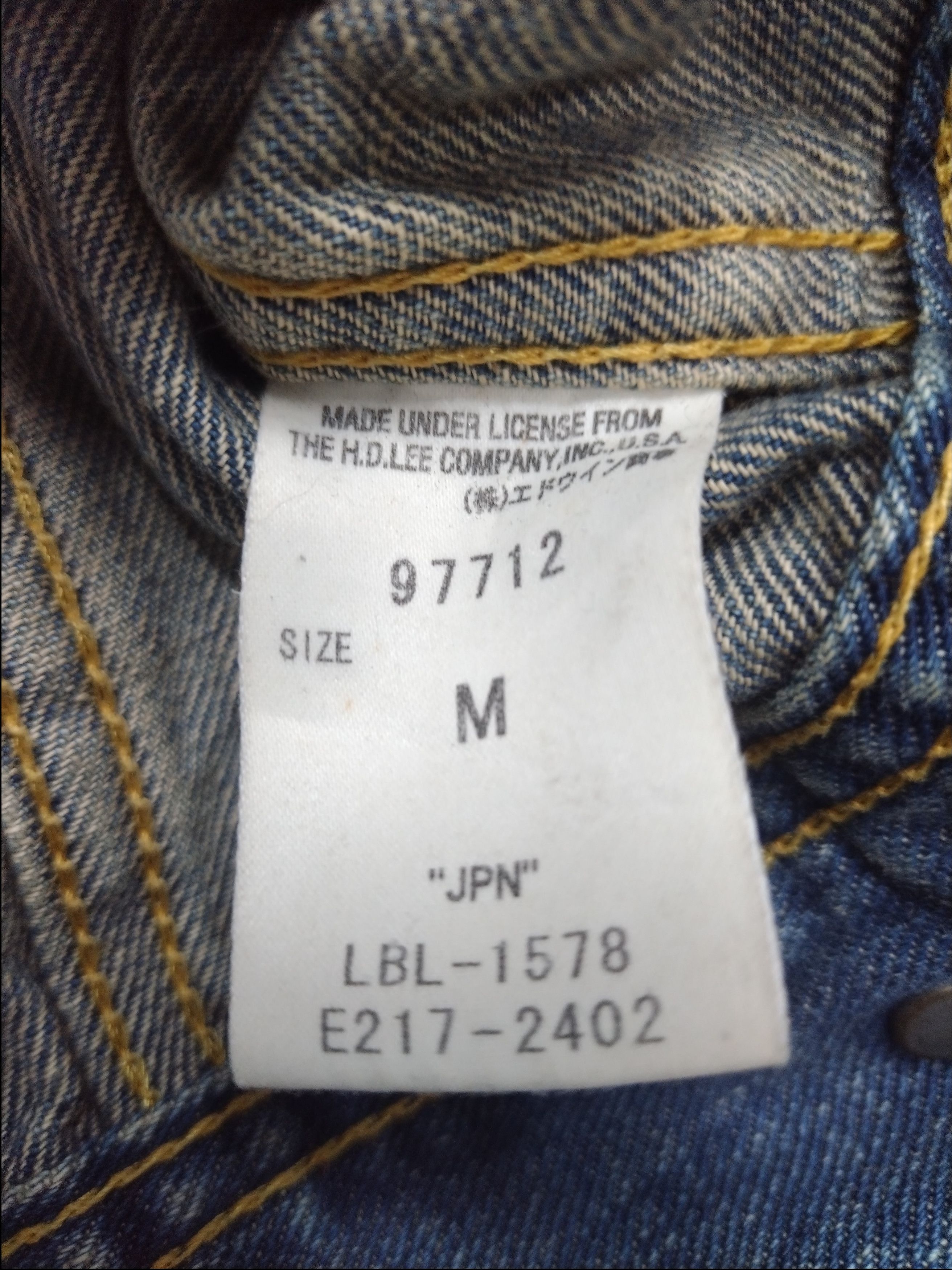 Lee Vintage steals Distressed Design LEE RIDERS Denim Jacket Size M / US 6-8 / IT 42-44 - 10 Thumbnail