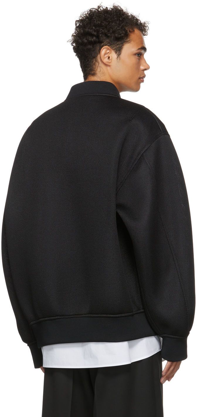 Valentino o1y0525 Logo Bomber Jacket in Black Size US L / EU 52-54 / 3 - 3 Thumbnail