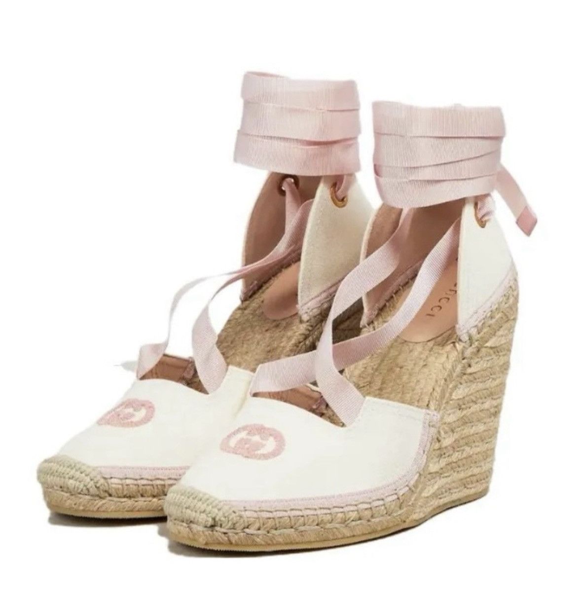 Gucci Gucci Espadrille with Ribbon Tie Size US 10 / IT 40 - 1 Thumbnail