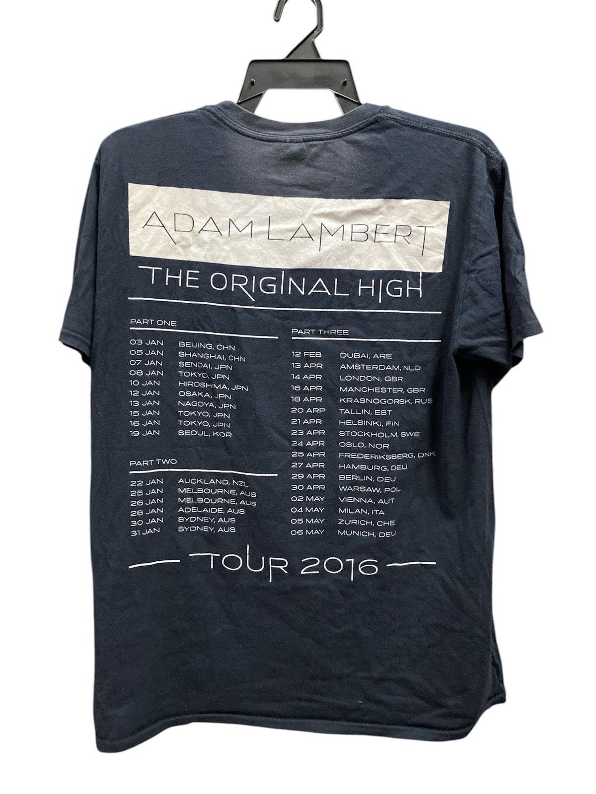 Band Tees ADAM LAMBERT THE ORIGINAL HIGH TOUR 2016 Size US L / EU 52-54 / 3 - 2 Thumbnail