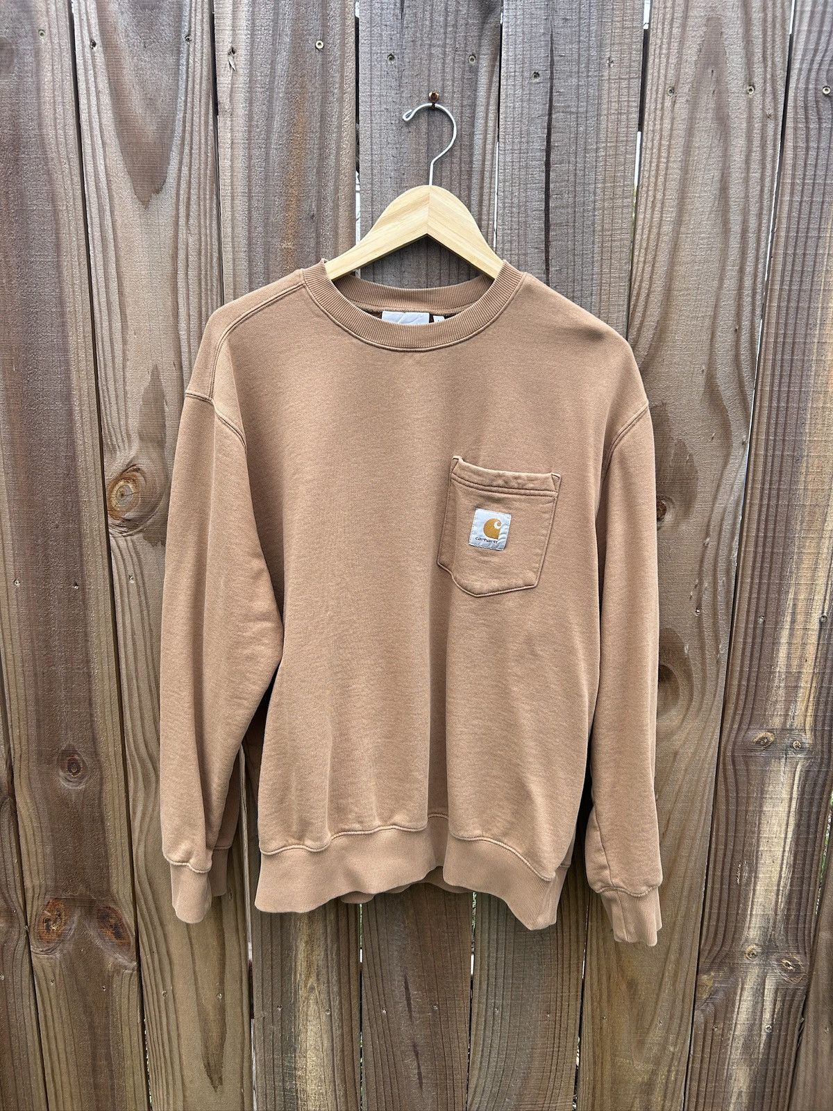 Carhartt Carhartt WIP Khaki Crewneck Sweatshirt in Large Size US L / EU 52-54 / 3 - 1 Thumbnail