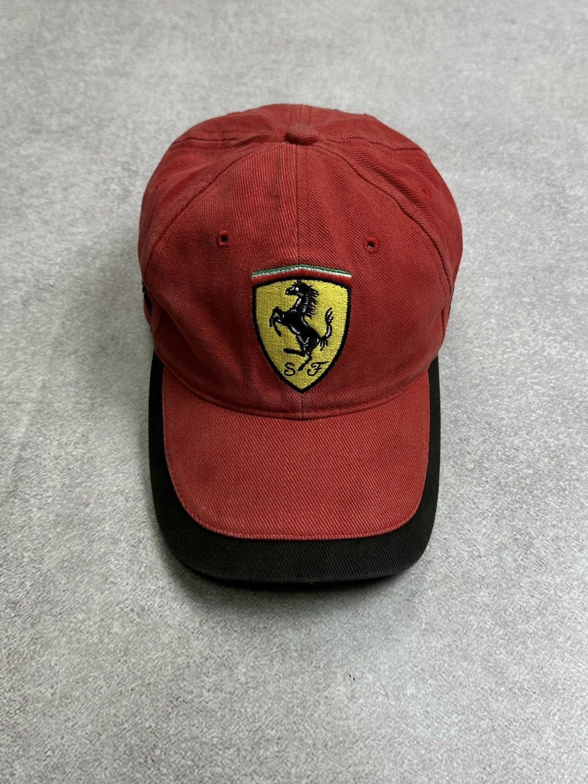 Ferrari Vintage 90s Ferarri Licensed Schumacher Racing Cap Y2K F-1 Size ONE SIZE - 1 Thumbnail