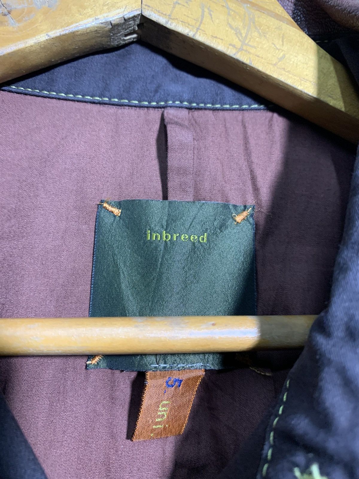 General Research 🔥INBREED JAPAN LEATHER/CANVAS JACKETS Size US L / EU 52-54 / 3 - 9 Thumbnail
