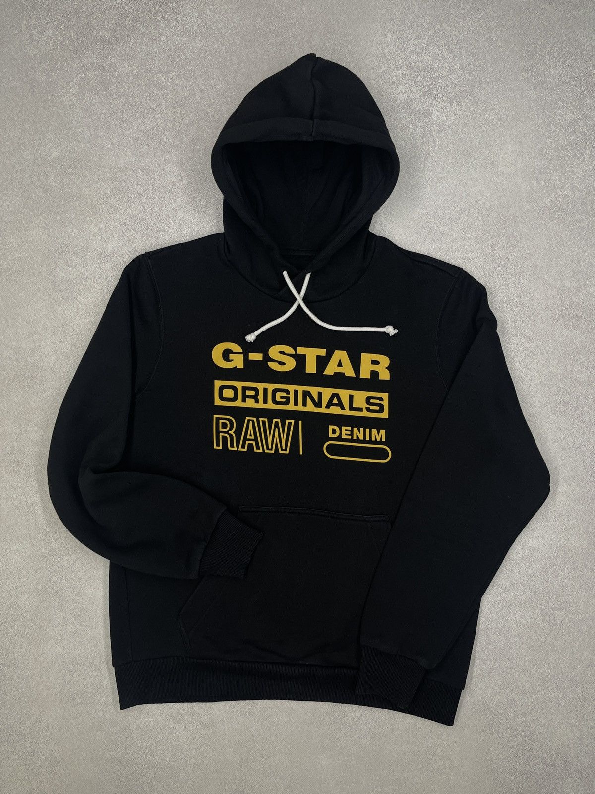 G-Star Mens G Star Raw Swando Hoodie Black Big Logo Size XL Size US XL / EU 56 / 4 - 2 Thumbnail