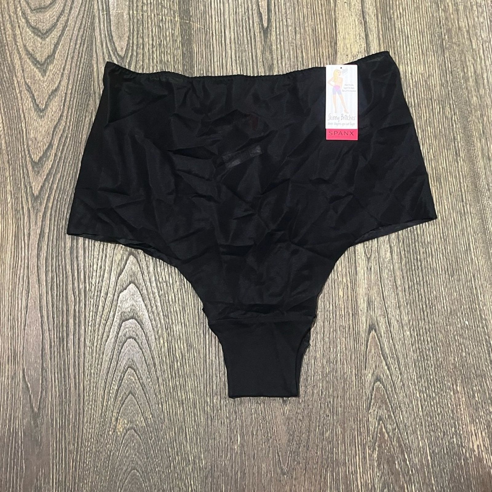 Spanx NWT Spanx Skinny Britches Sheer Shaper Underwear Black Sz 3X Size 36" / US 14 / IT 50 - 1 Thumbnail