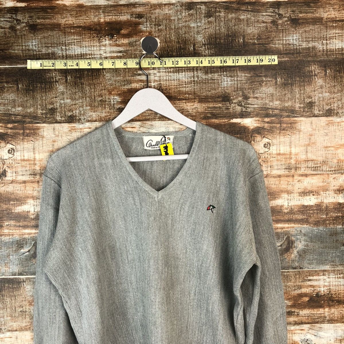 Homespun Knitwear × Japanese Brand Arnold Palmer vintage Grey Knitwear #A2044 Size S / US 4 / IT 40 - 5 Thumbnail
