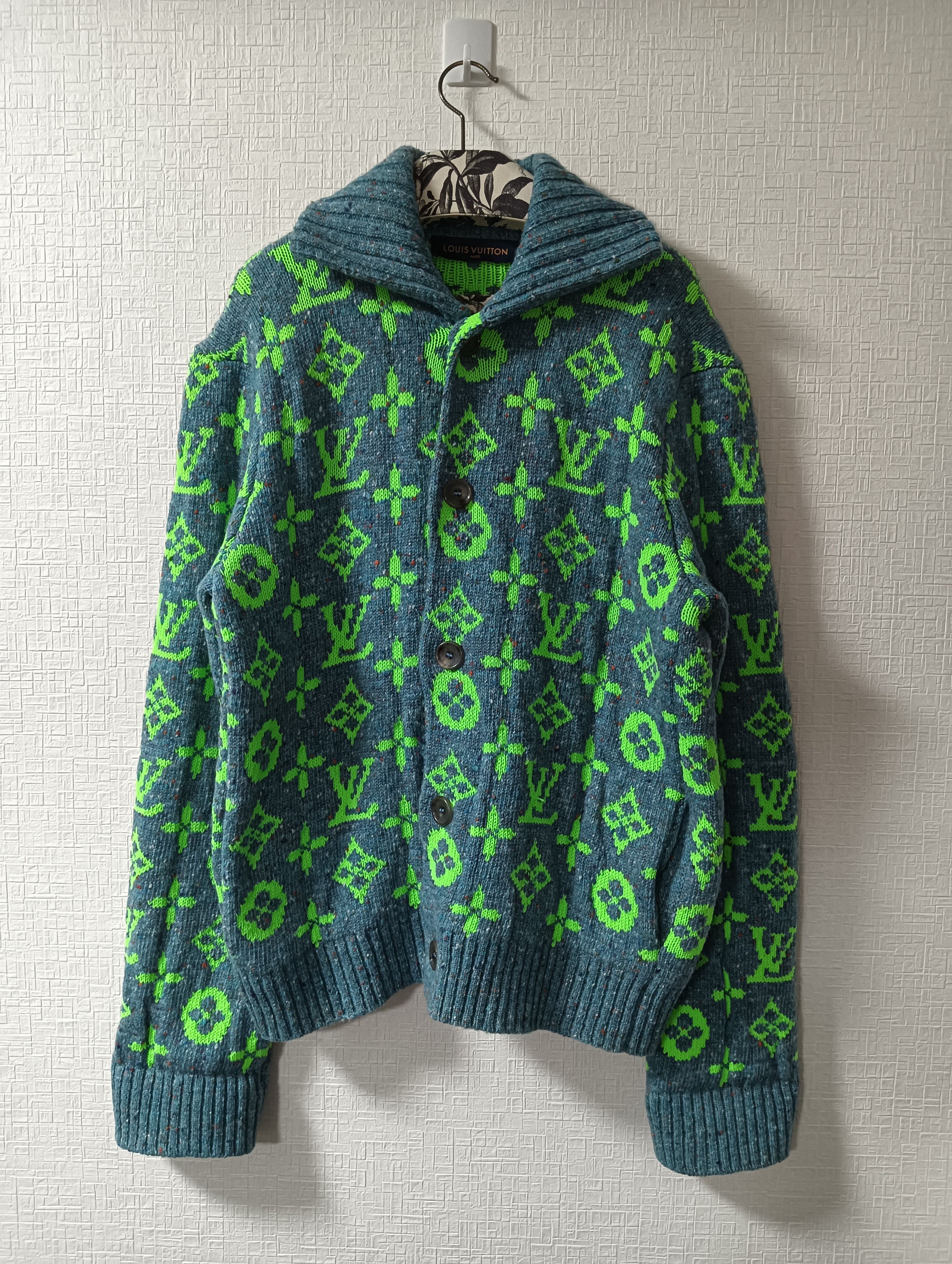 Louis Vuitton Monogram Knit Cardigan Size US L / EU 52-54 / 3 - 1 Thumbnail