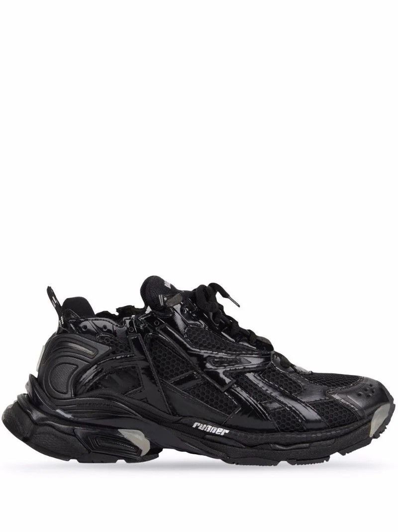 Pre-owned Balenciaga Track Runner Black Shoes