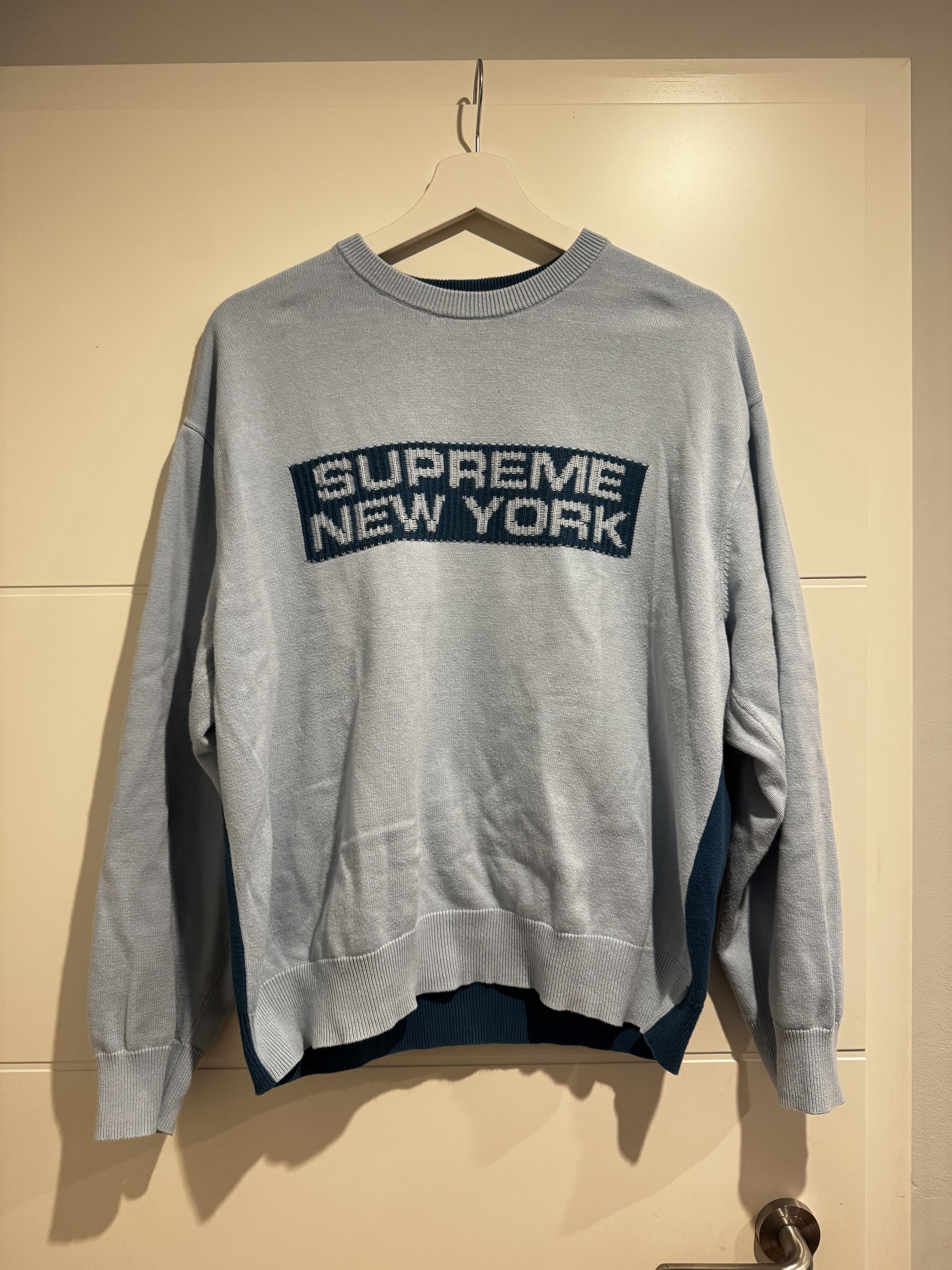Supreme Jacquard 2 Tone Sweater Strickpullover Size US M / EU 48-50 / 2 - 2 Thumbnail