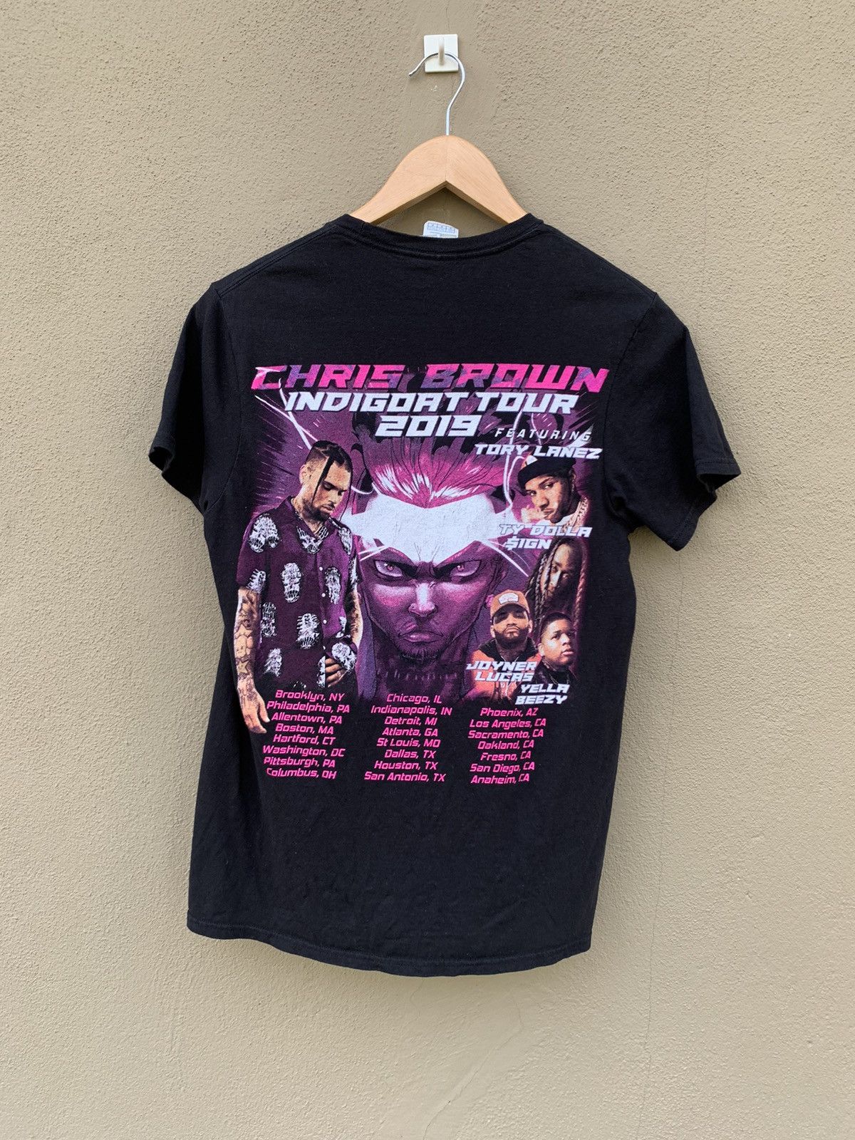 Rap Tees Christ Brown Indigo Tour Rap Tee Size US S / EU 44-46 / 1 - 1 Thumbnail