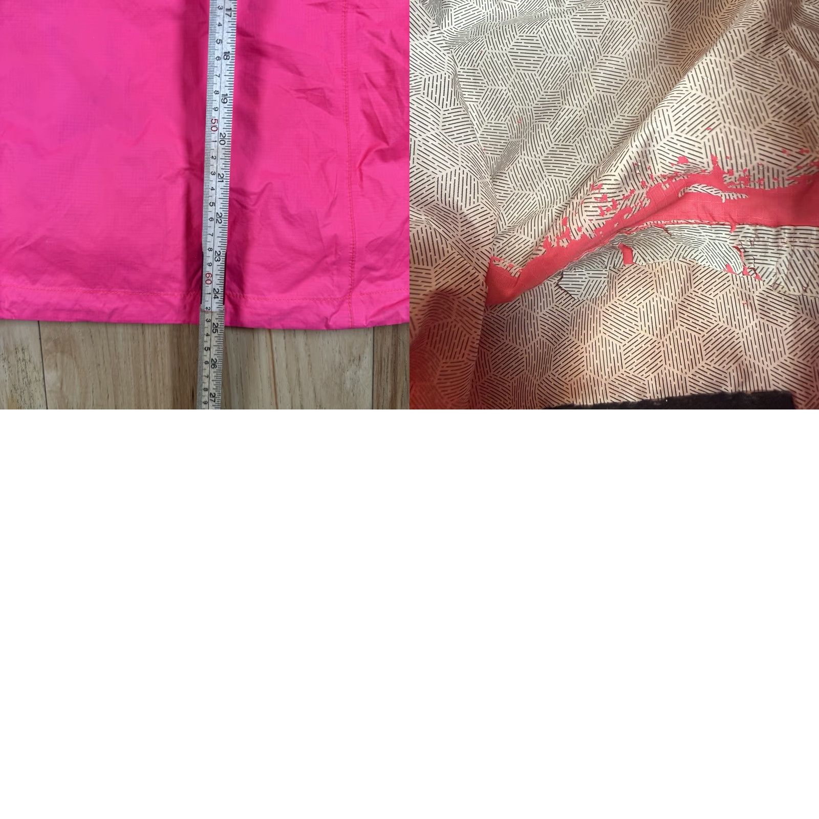 The North Face The North Face Jacket Womens Small Logo Full Zip Hyvent 2.5L Windbreaker Raincoat Pink S Womens Size S / US 4 / IT 40 - 9 Thumbnail