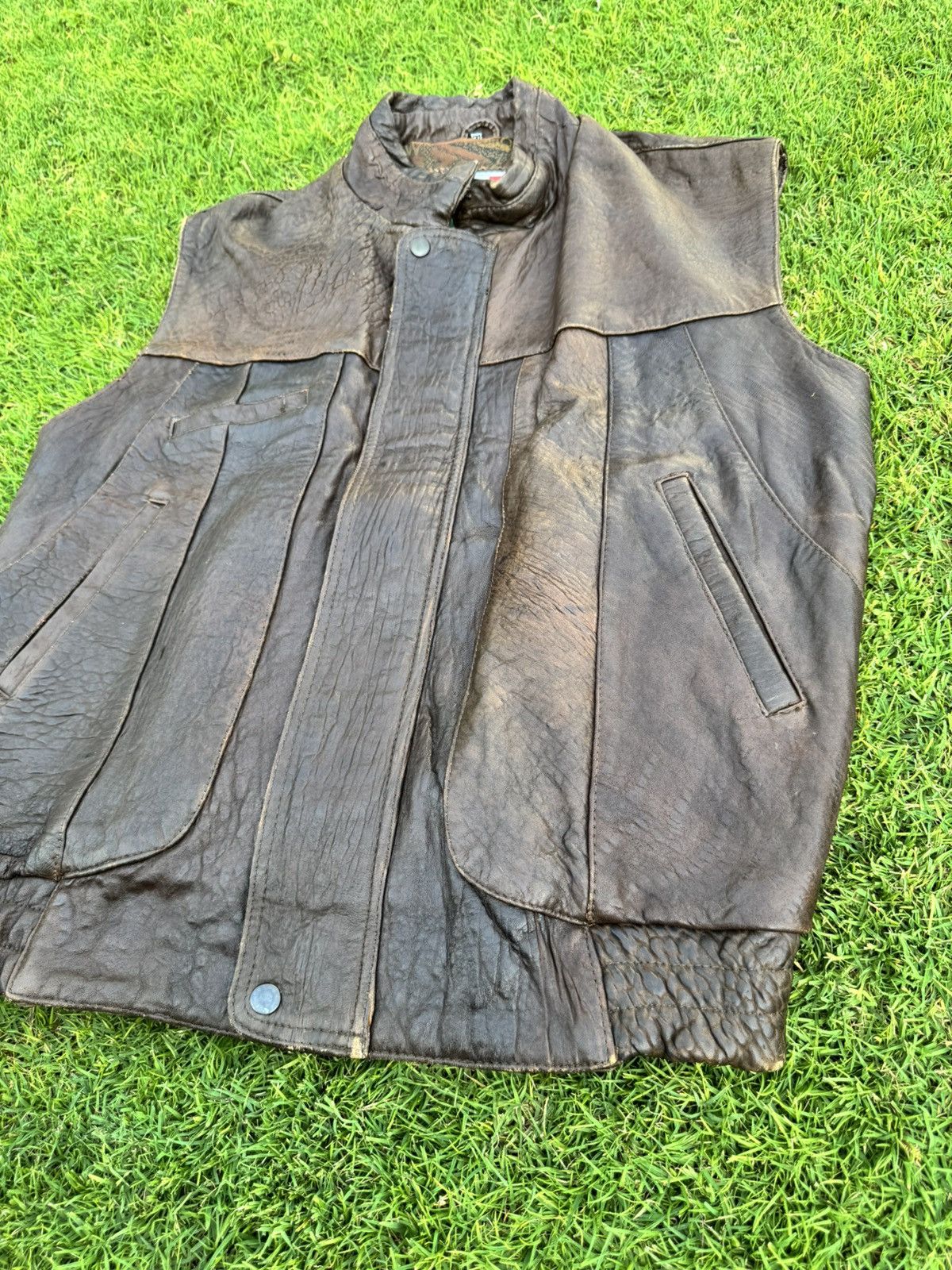 Fratelli Rossetti vintage brown leather jacket from the Rosselini collection Size US L / EU 52-54 / 3 - 4 Thumbnail