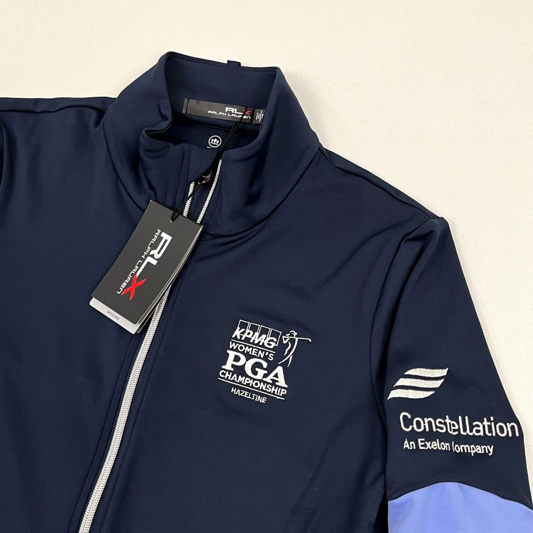 RLX Ralph Lauren VINTAGE RLX Ralph Lauren Jacket Womens L KPMG Championship Hazeltine Golf Full Zip NEW Size L / US 10 / IT 46 - 2 Thumbnail