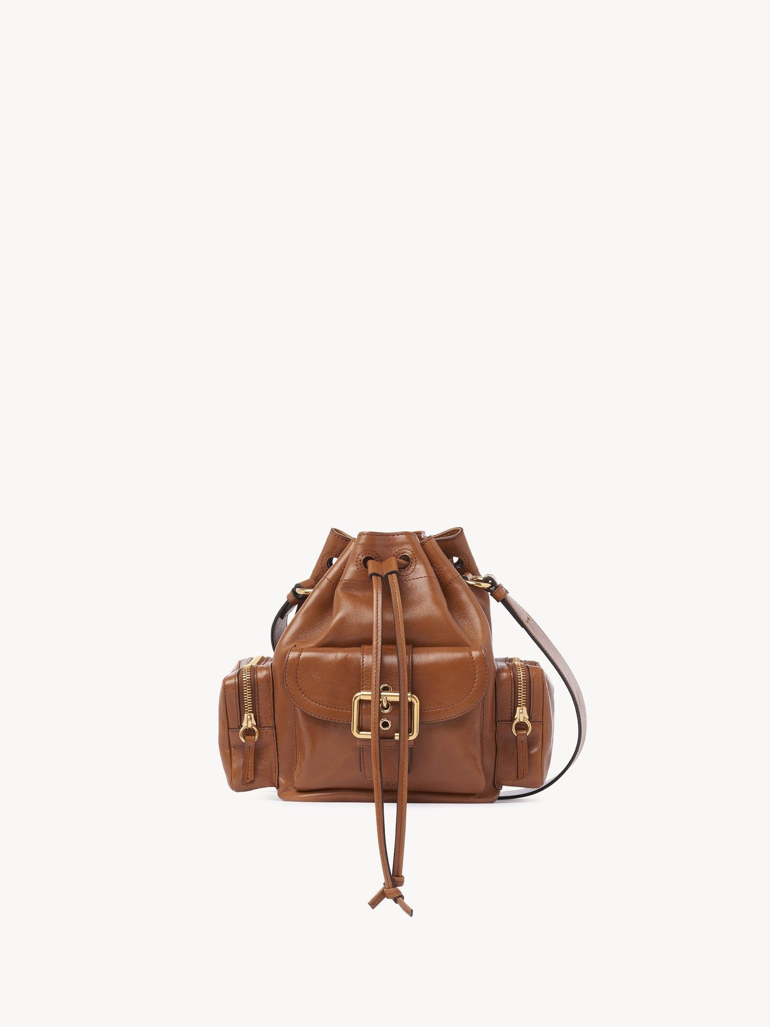 Chloe o1loc1c11025 Size: OS / Camera Bucket Bag in Clay Brown Size ONE SIZE - 1 Thumbnail