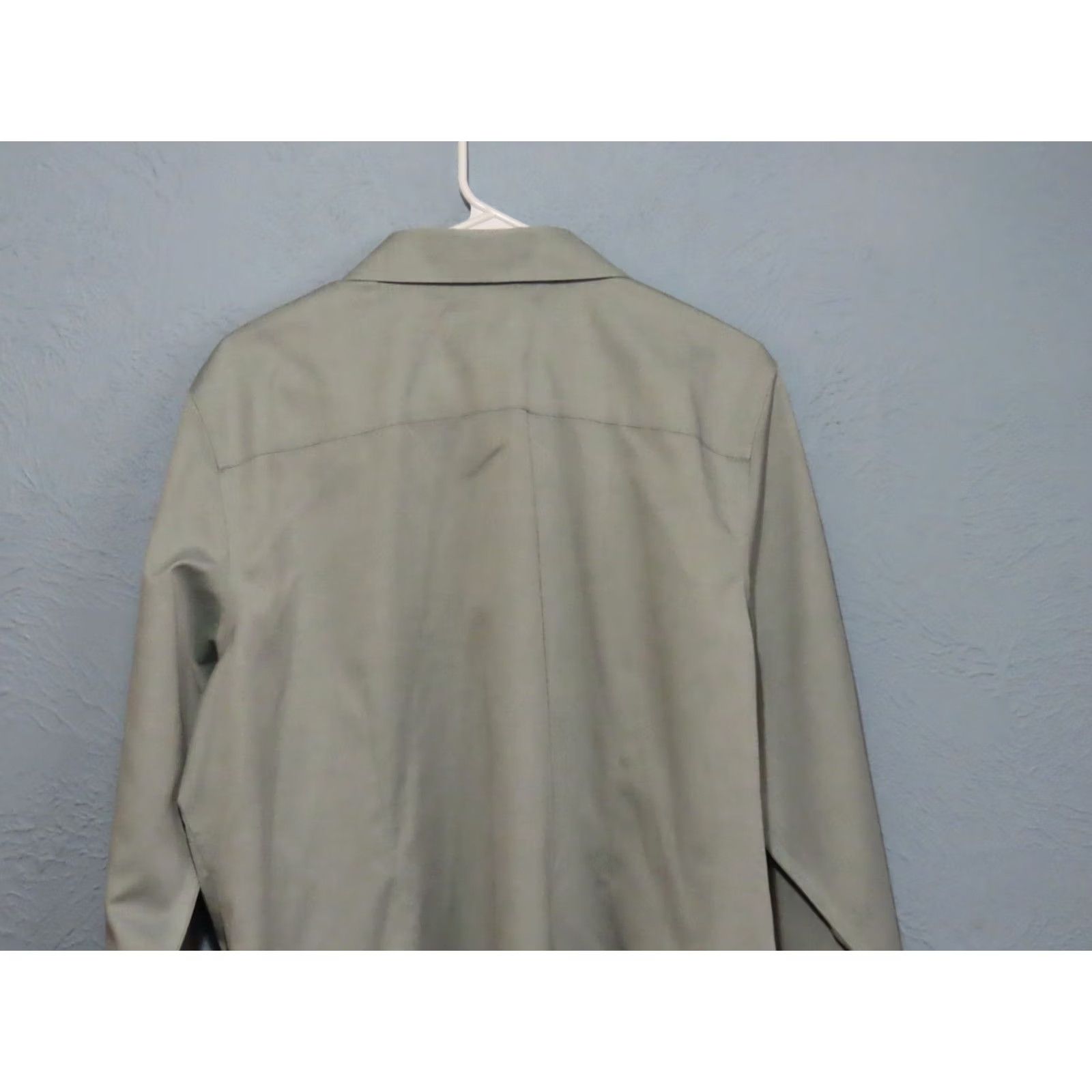 Orvis Orvis Women's Button-Up Shirt Gray 20 Long Sleeve Collared 100% Cotton Plus Size Regular Fit Blouse Size 3XL / US 20-22 - 8 Thumbnail