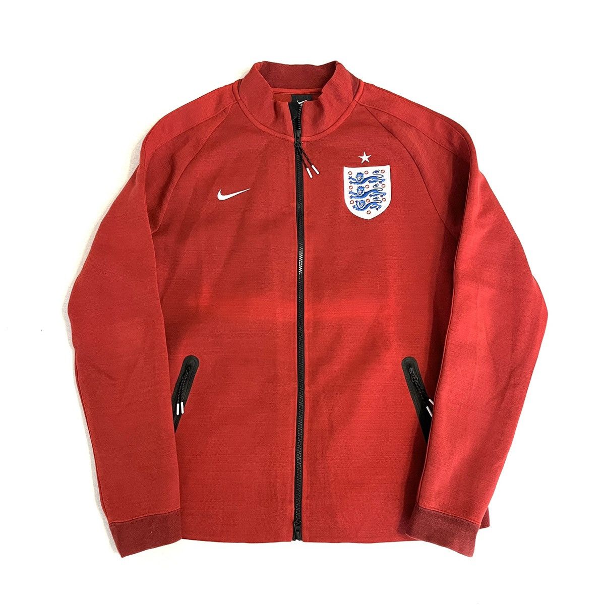 Nike Nike England Red Tech Fleece Sportswear Jacket Football Club Size US L / EU 52-54 / 3 - 1 Thumbnail