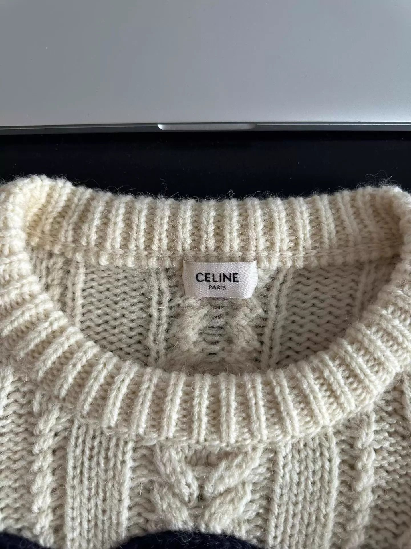 Celine Celine Triomphe knit sweater M Worn once Size M / US 6-8 / IT 42-44 - 3 Thumbnail