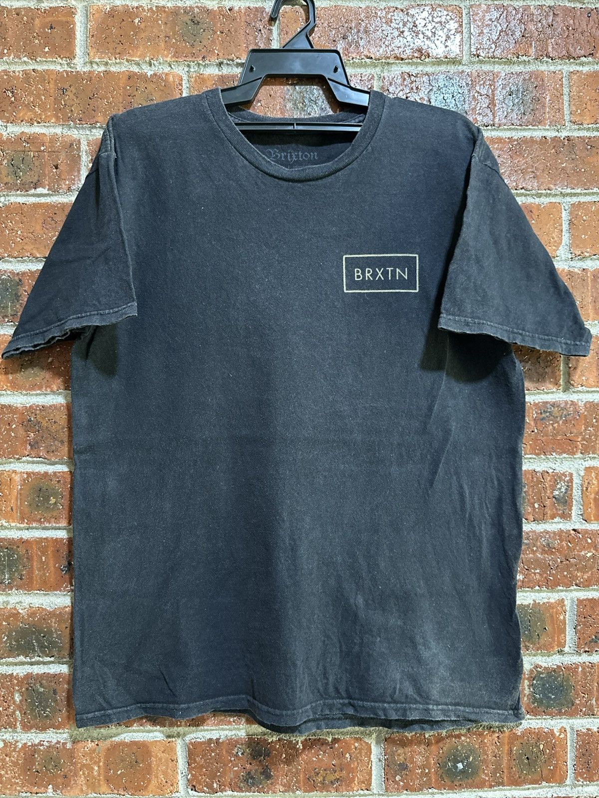Brixton Thrashed Vintage Brixton Skateboard Box Logo Faded Tee Size US L / EU 52-54 / 3 - 2 Thumbnail