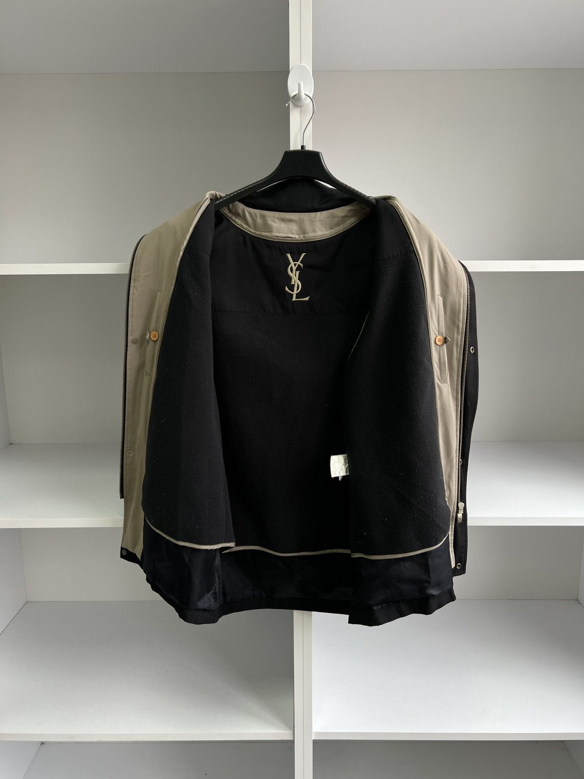 Vintage × Yves Saint Laurent Vintage Yves Saint Laurent Coat with vest YSL Size US L / EU 52-54 / 3 - 6 Thumbnail