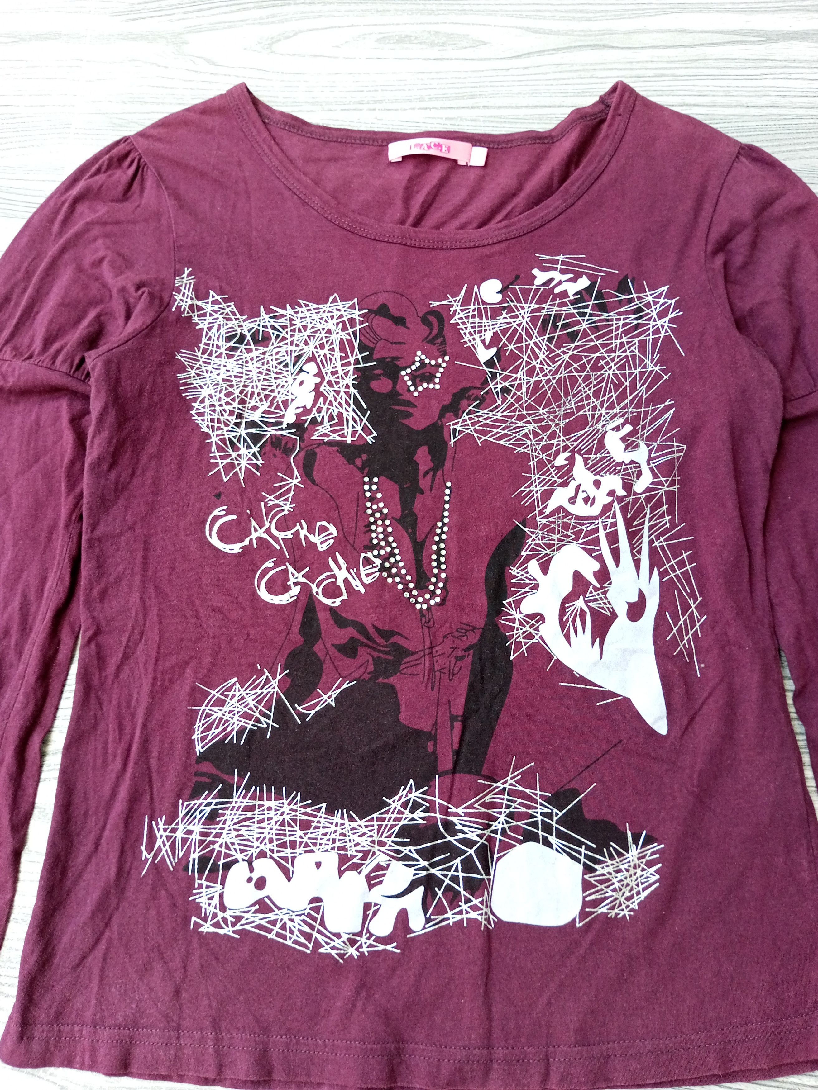 If Six Was Nine × Japanese Brand × Le Grande Bleu (L.G.B.) 2000s Lace - Poem Longsleeve ifsixwasnine style Size US S / EU 44-46 / 1 - 4 Thumbnail
