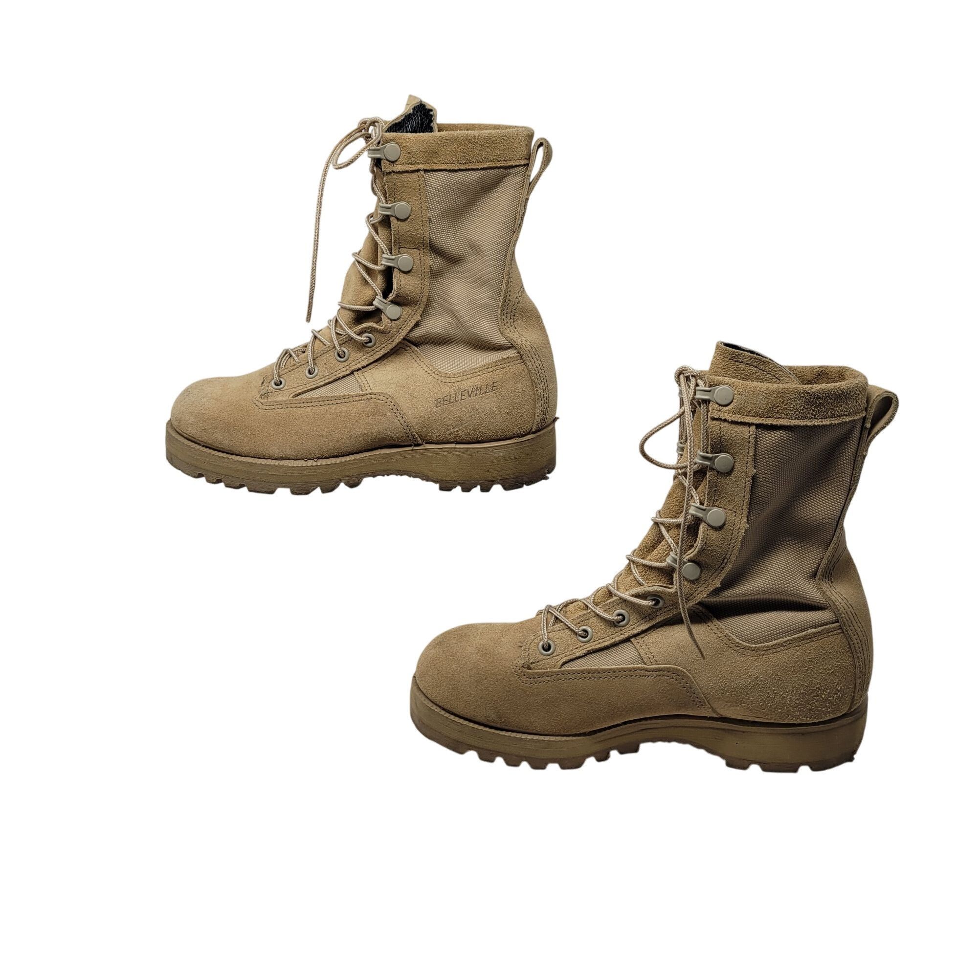 Belleville Belleville Vibram Womens Gore-Tex Tan Flight Combat Boots Sz Size US 8 / IT 38 - 5 Thumbnail