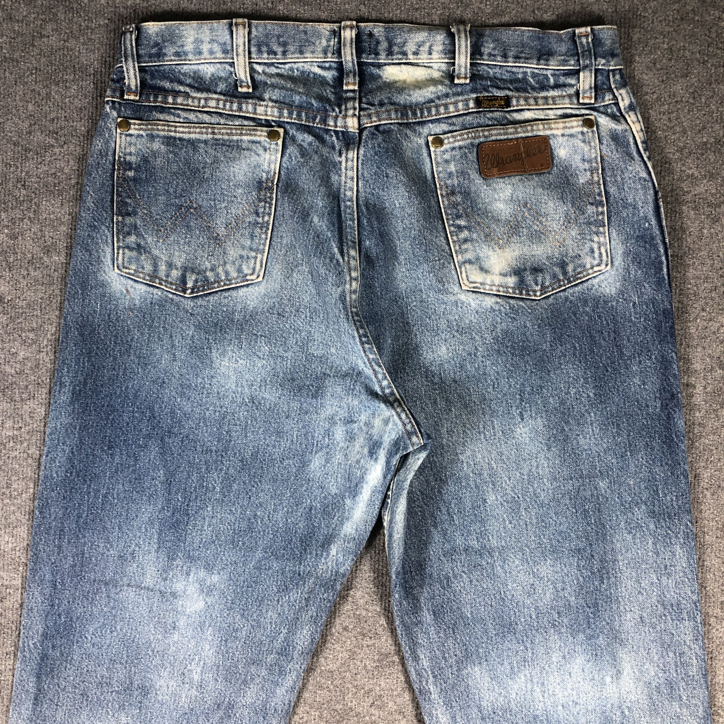 Vintage × Wrangler Vintage Wrangler Light Blue Wash Jeans L723 Size US 36 / EU 52 - 7 Thumbnail