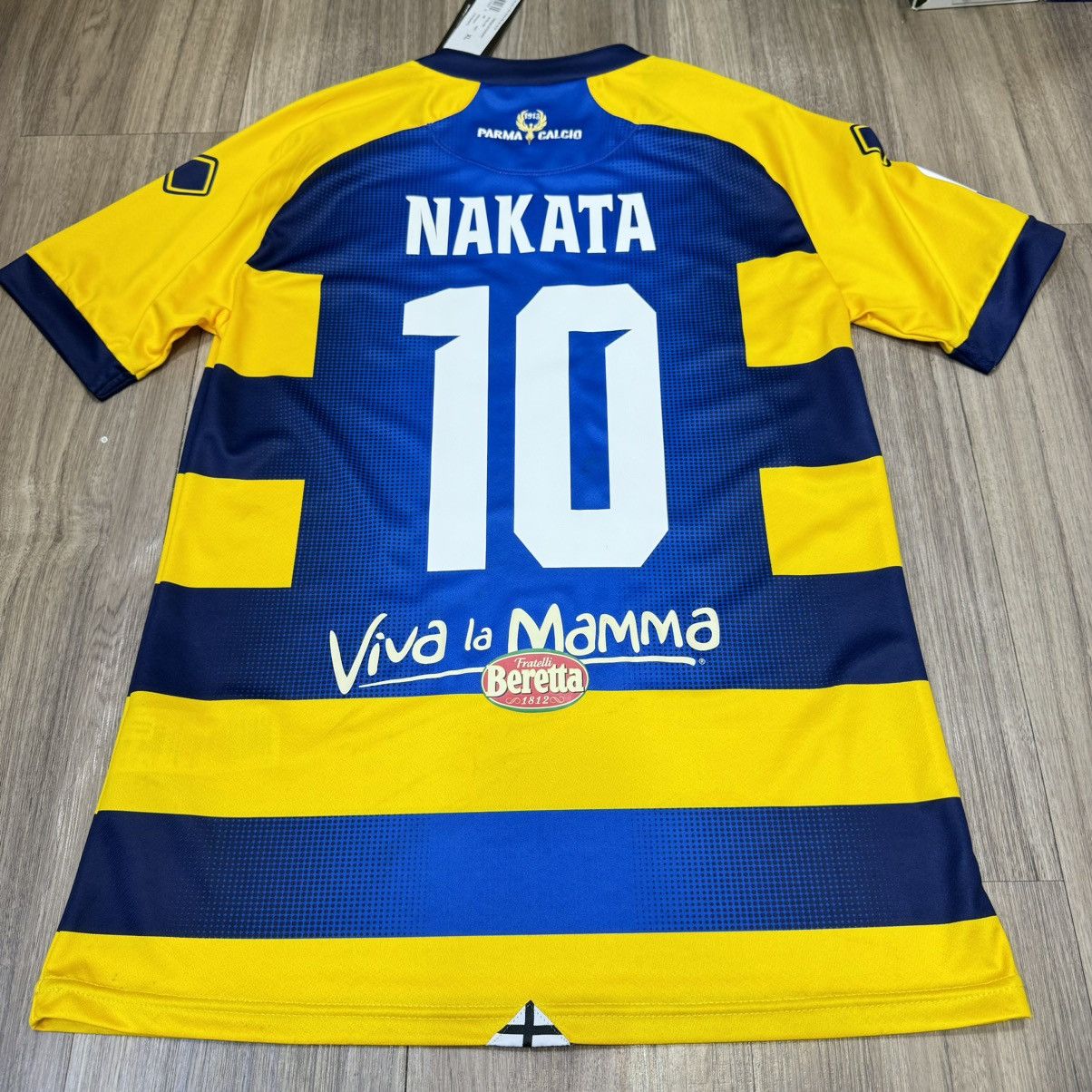 Errea Parma 18/19 home shirt #10 Nakata (Bnwt) Size US M / EU 48-50 / 2 - 2 Thumbnail