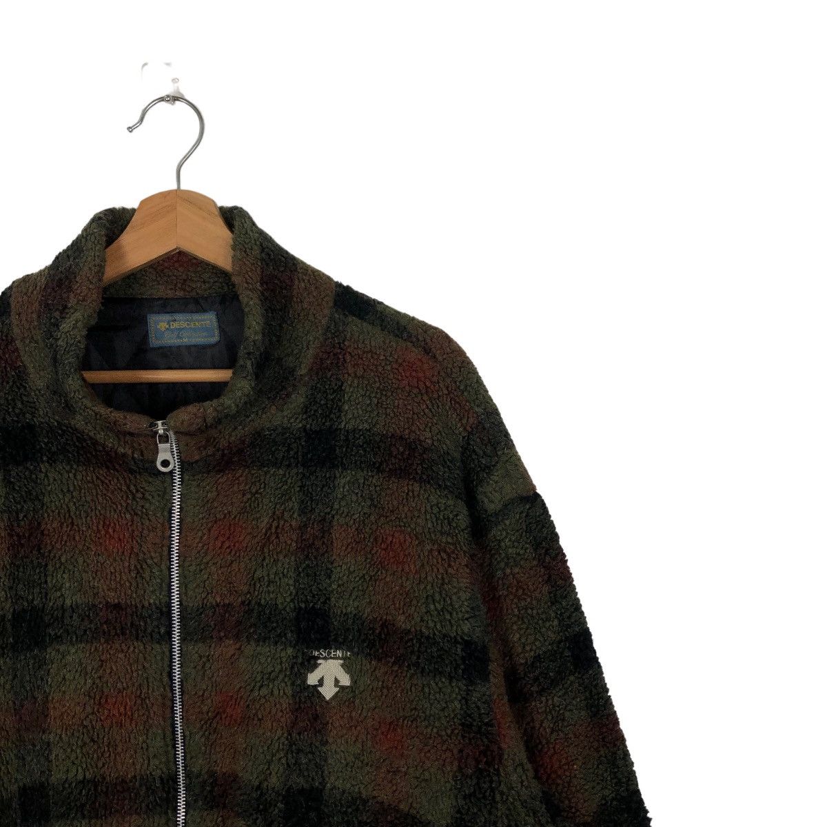 Japanese Brand 🔥90’s VINTAGE DESCENTE FLEECE SHERPA JACKET TARTAN DESIGN Size US M / EU 48-50 / 2 - 5 Thumbnail