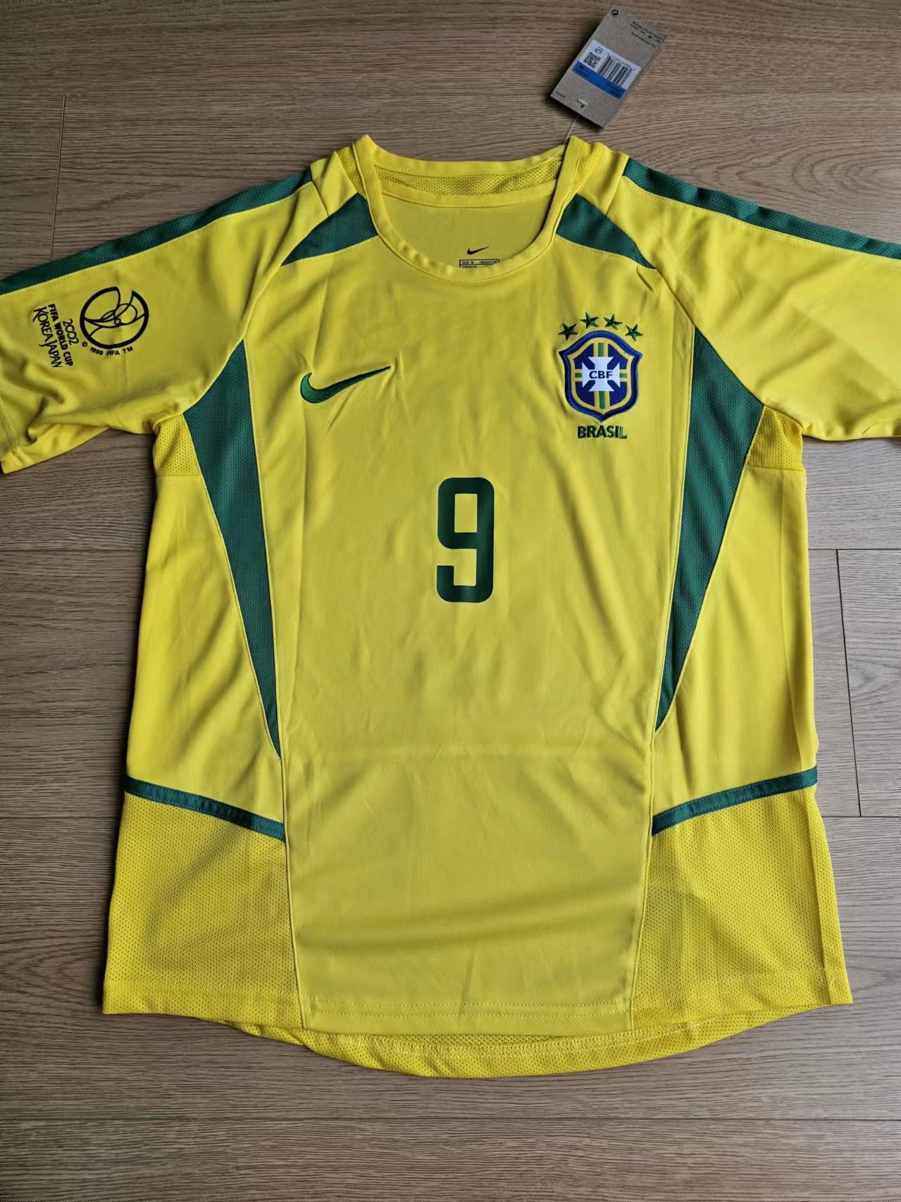 Other 9 Ronaldo Jersey 2002 World Cup Brazil # Size US M / EU 48-50 / 2 - 1 Thumbnail