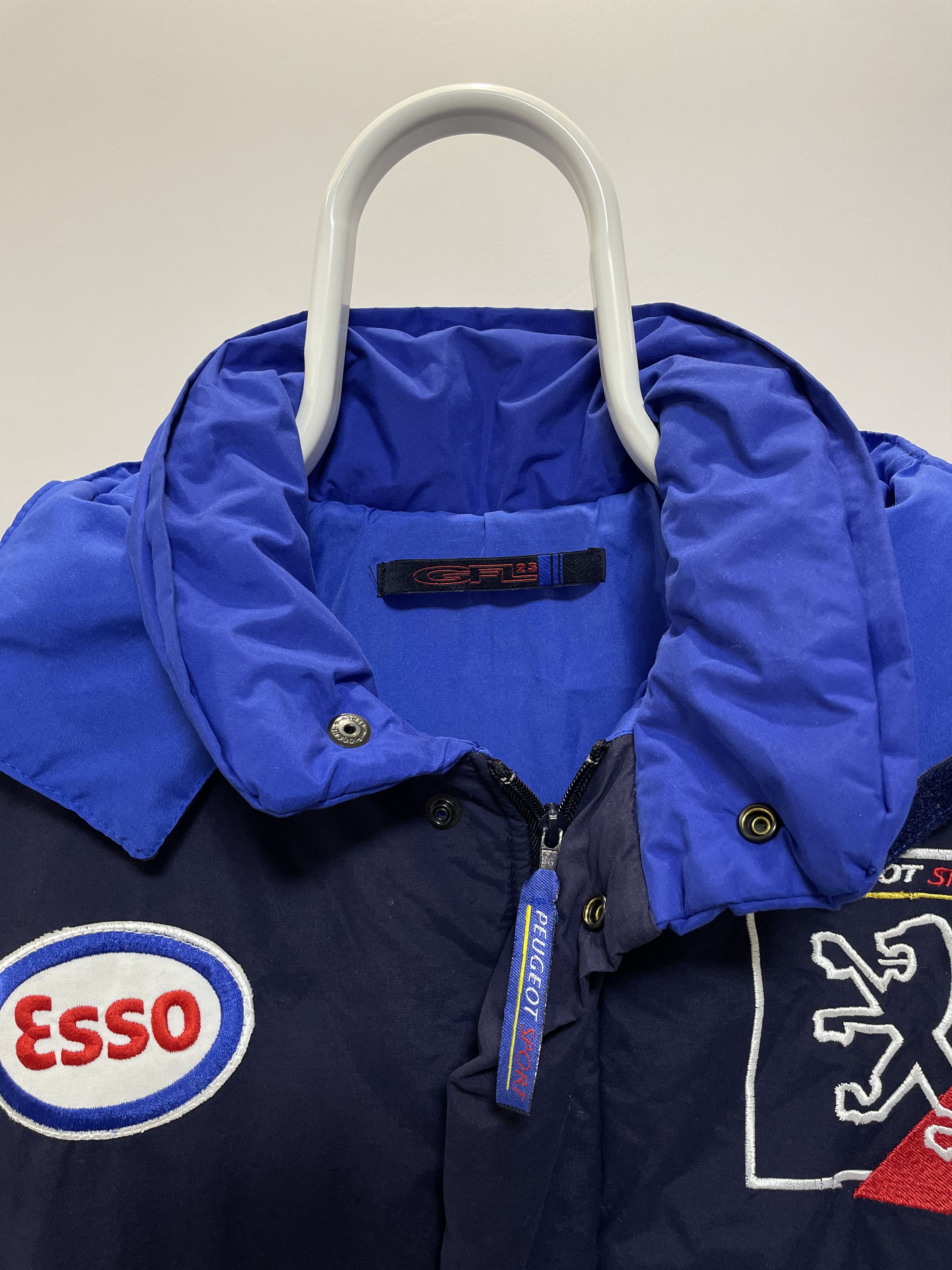 Vintage PEUGEOT Sport Esso Vintage Jacket Racing Rare 90s Rally F1 Size US M / EU 48-50 / 2 - 10 Thumbnail