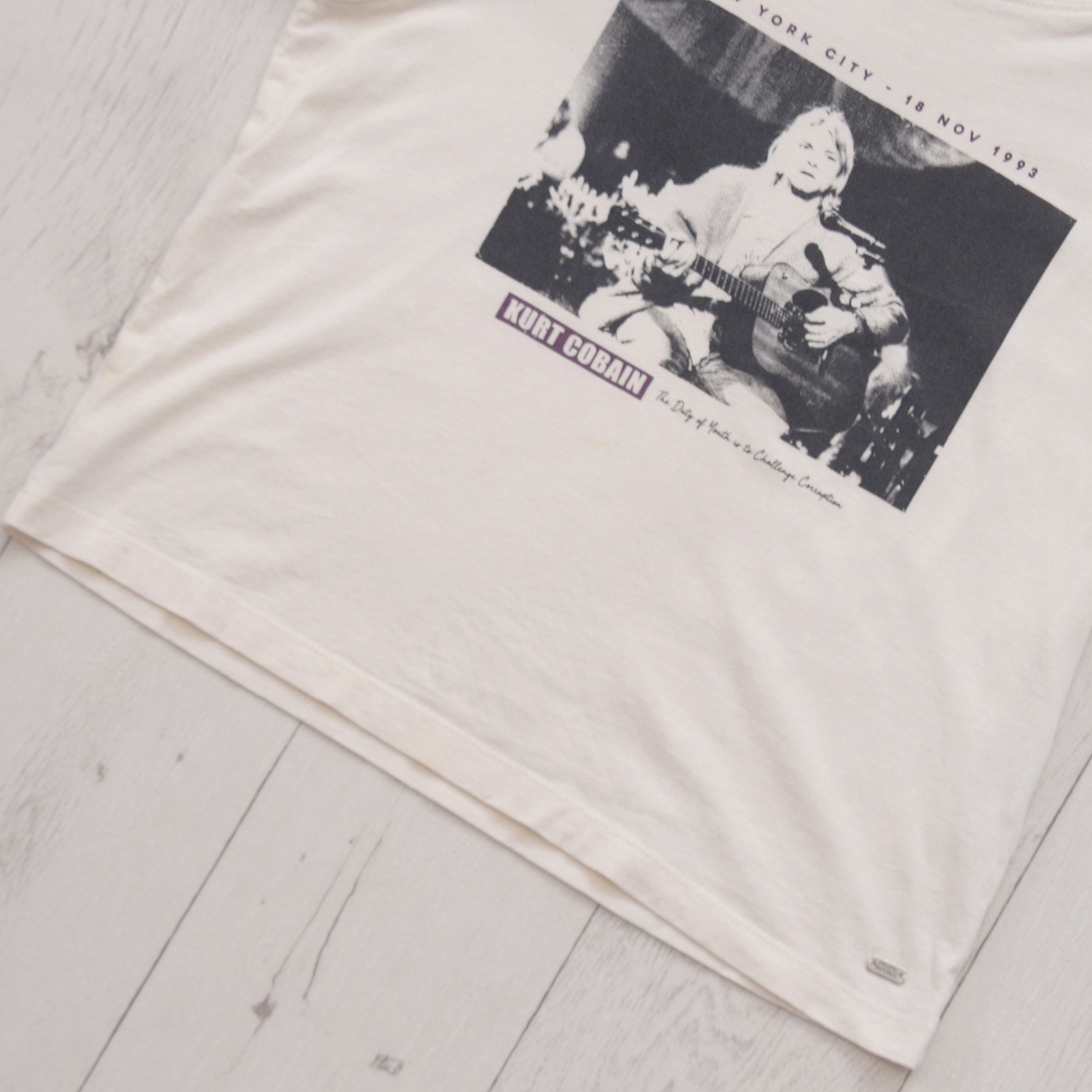Pull & Bear Rock tee Kurt Cobain big logo T-shirt band tour size S Size S / US 4 / IT 40 - 3 Thumbnail