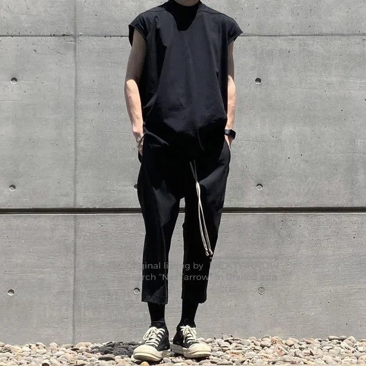 Rick Owens Rick Owens size XS Drawstring Seven-Quarter Trousers Size US 27 - 7 Thumbnail