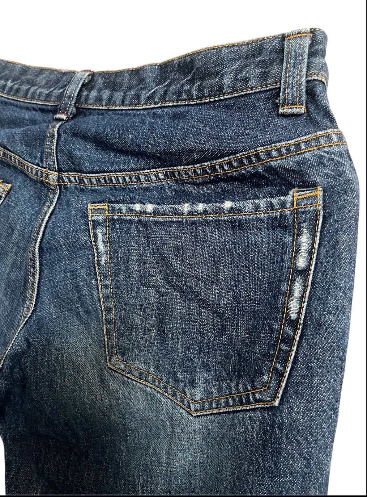 Issey Miyake Sunao Kuwahara by Issey Miyake Denim Stone Washed W30 L38 Size US 30 / EU 46 - 12 Thumbnail