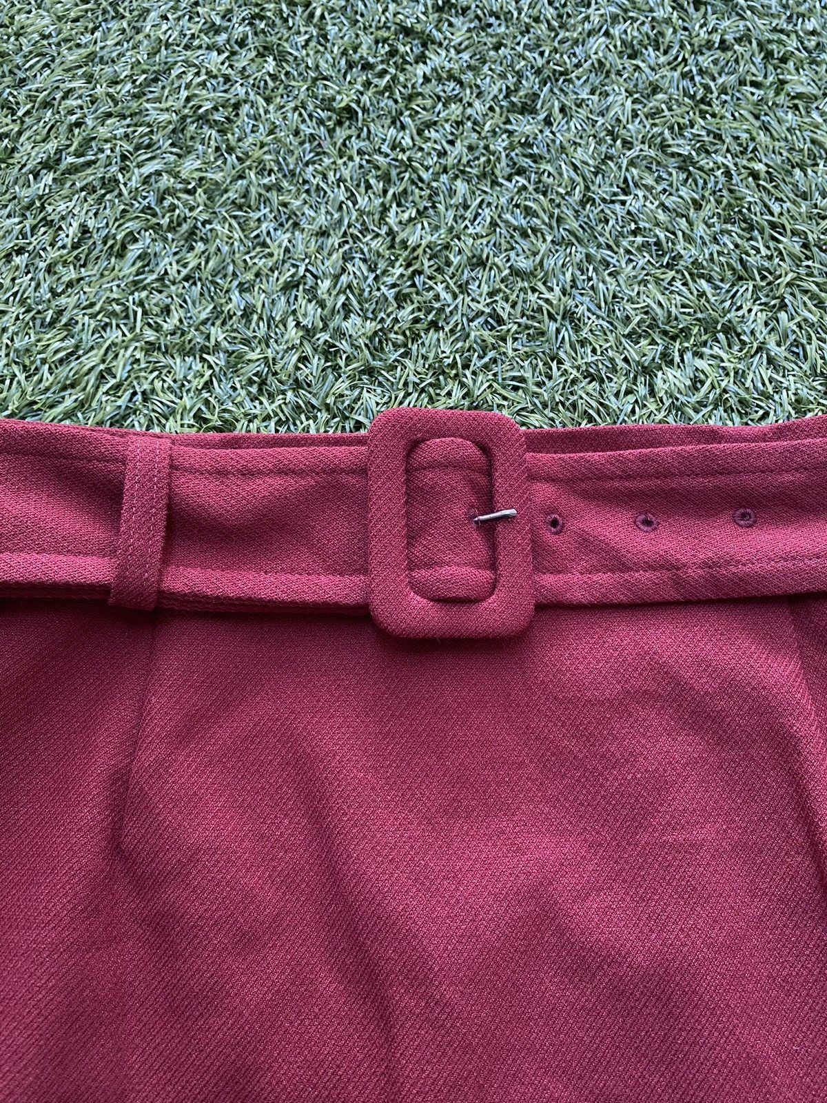 Yohji Yamamoto Vintage Ined International Yohji Yamamoto Midi Belt Skirts Size 27" / US 4 / IT 40 - 8 Thumbnail