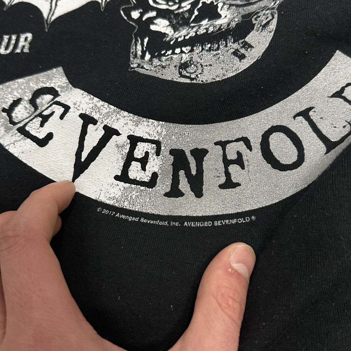 Band Tees × Vintage avenged sevenfold hoodie zip og Size US S / EU 44-46 / 1 - 7 Thumbnail