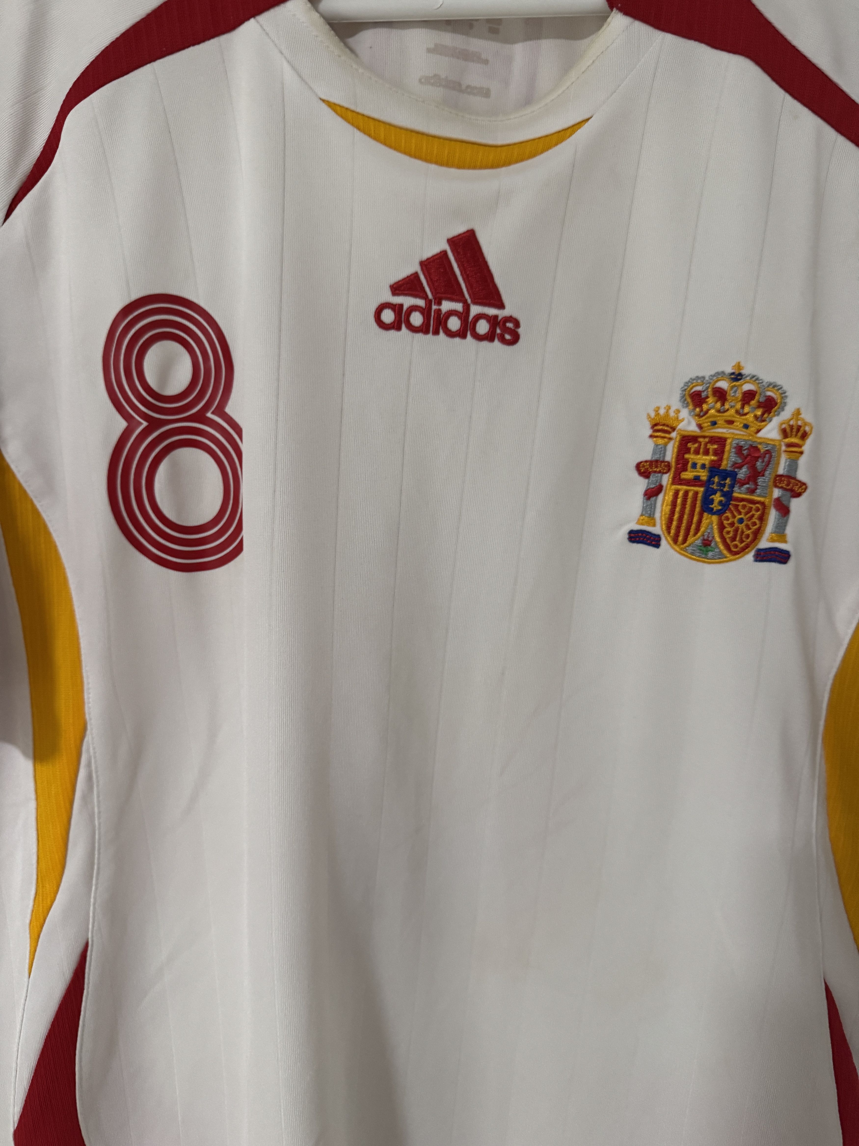 Adidas XAVI SPAIN 2006 WORLD CUP AWAY JERSEY ADIDAS MENS SIZE M Size US M / EU 48-50 / 2 - 2 Thumbnail