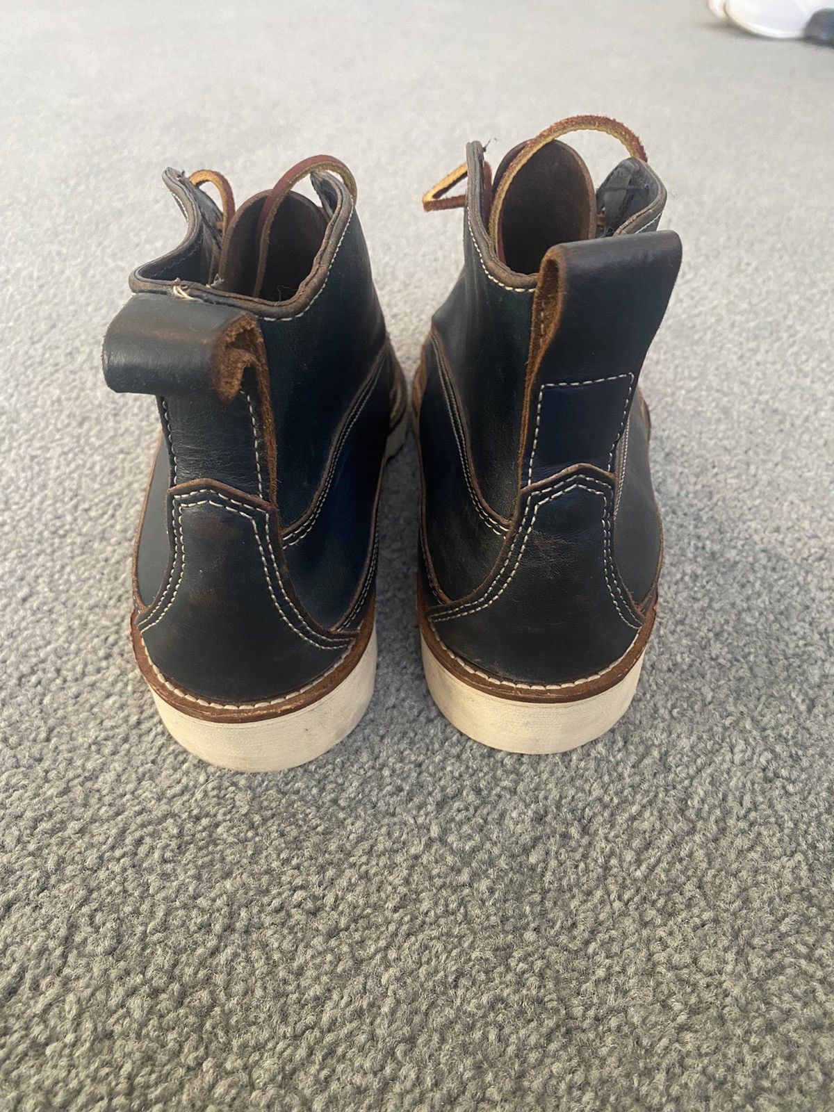 Handmade × Oak Street Bootmakers Beautiful Oak Street Bootmakers Navy Boots Size US 9 / EU 42 - 3 Thumbnail