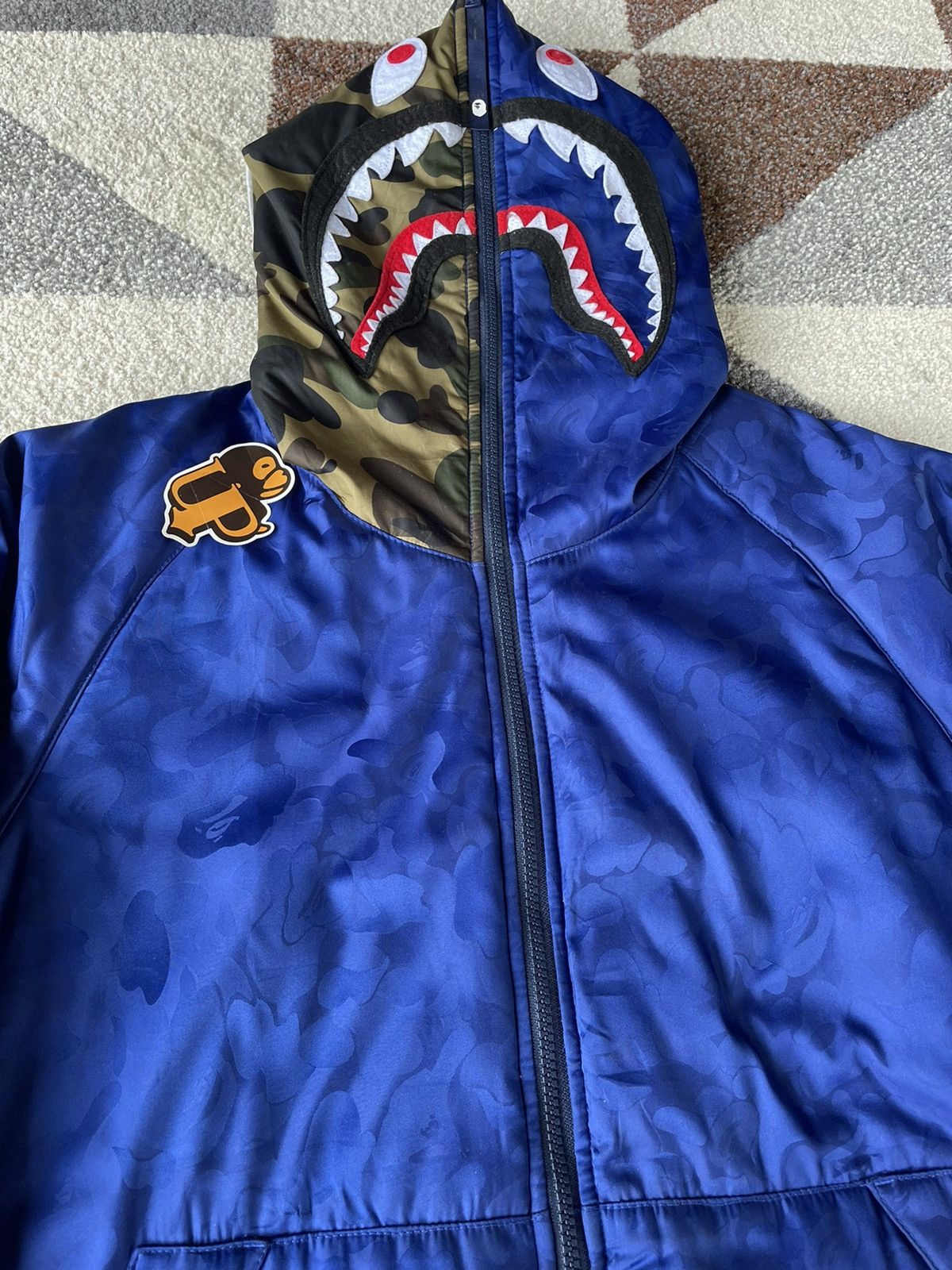Bape Bape ABC Jacquard Camo Shark Heavy Jacket Size US L / EU 52-54 / 3 - 4 Thumbnail